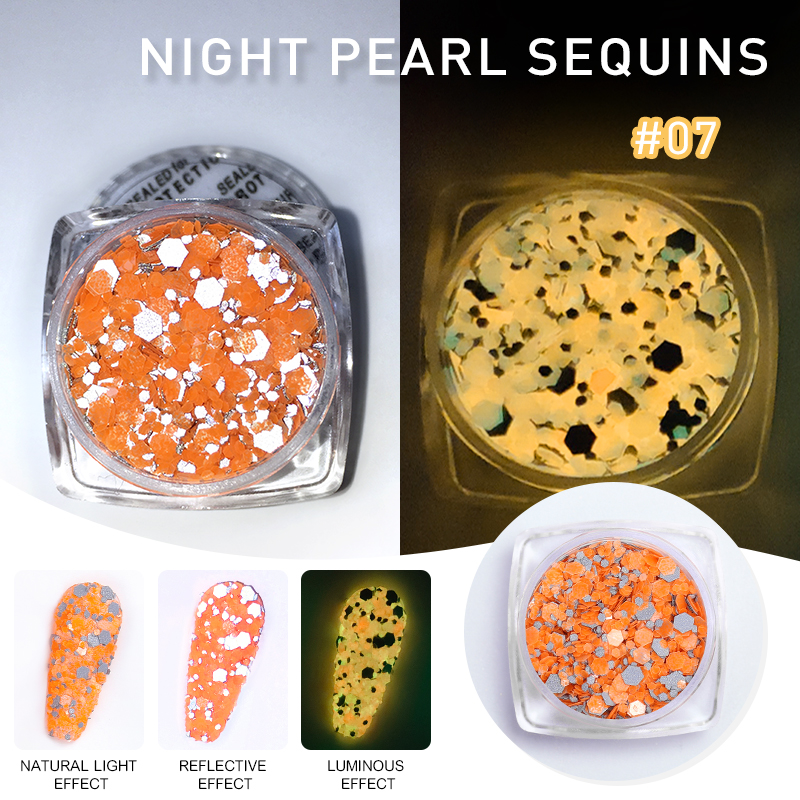 BOJUN BD06 | Reflective Luminous Chunky Glitter